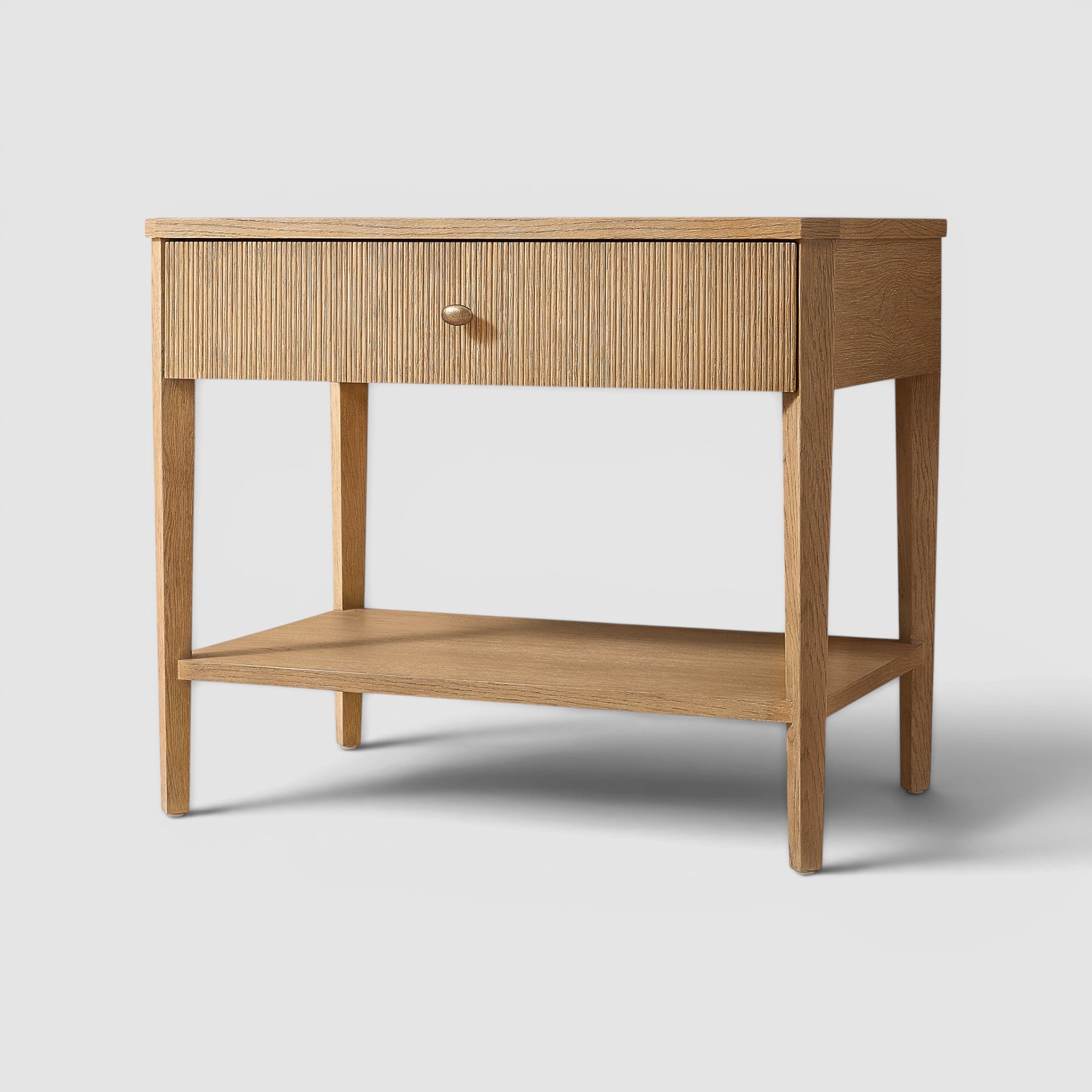 Liora Reeded Open Nightstand