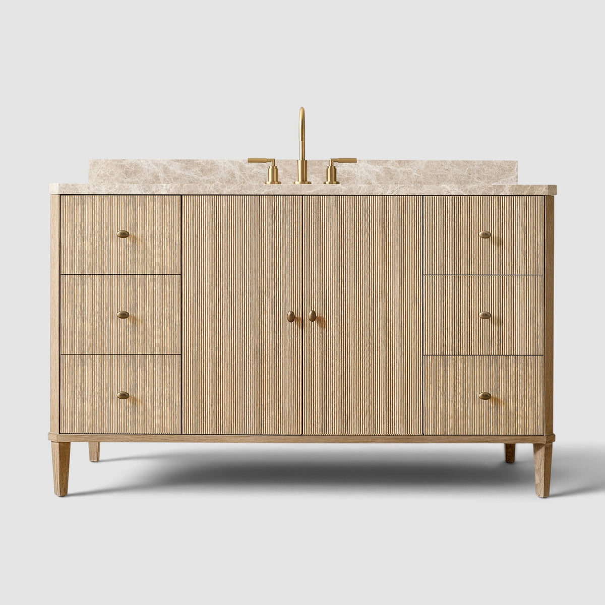 Liora Reeded Single Extra-Wide Vanity