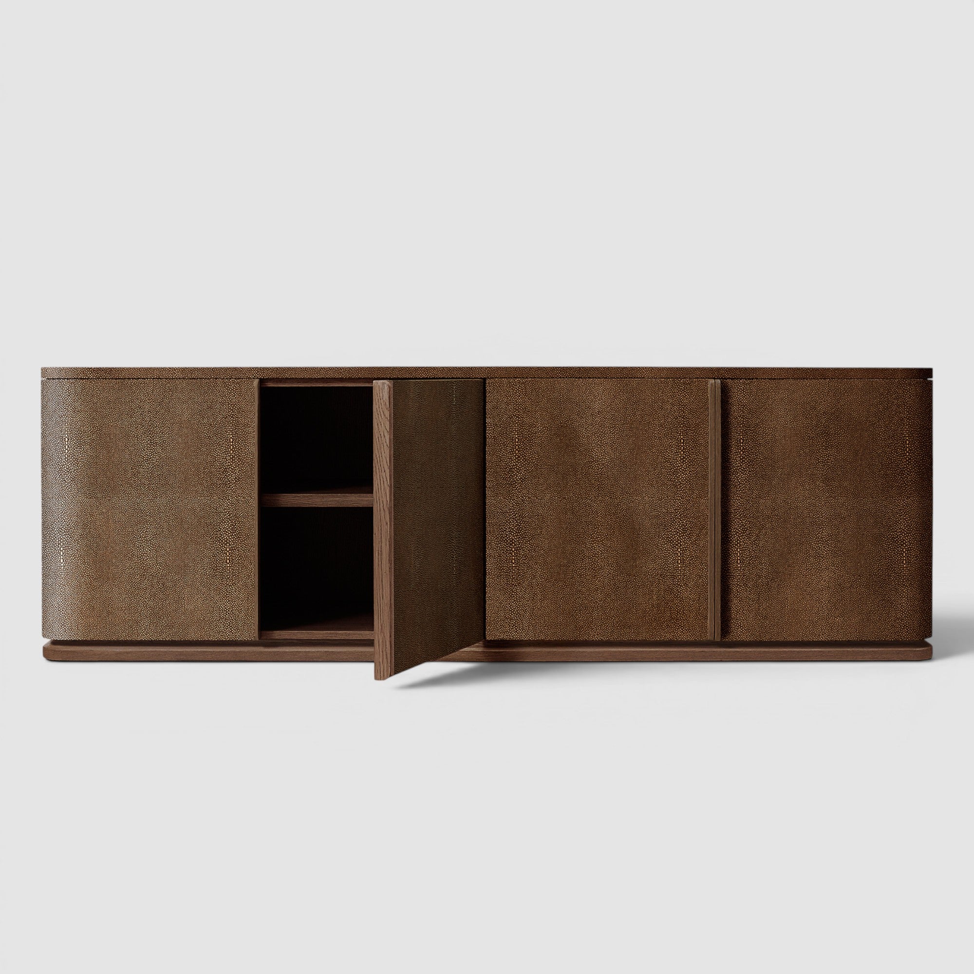 Linea Shagreen Media Console