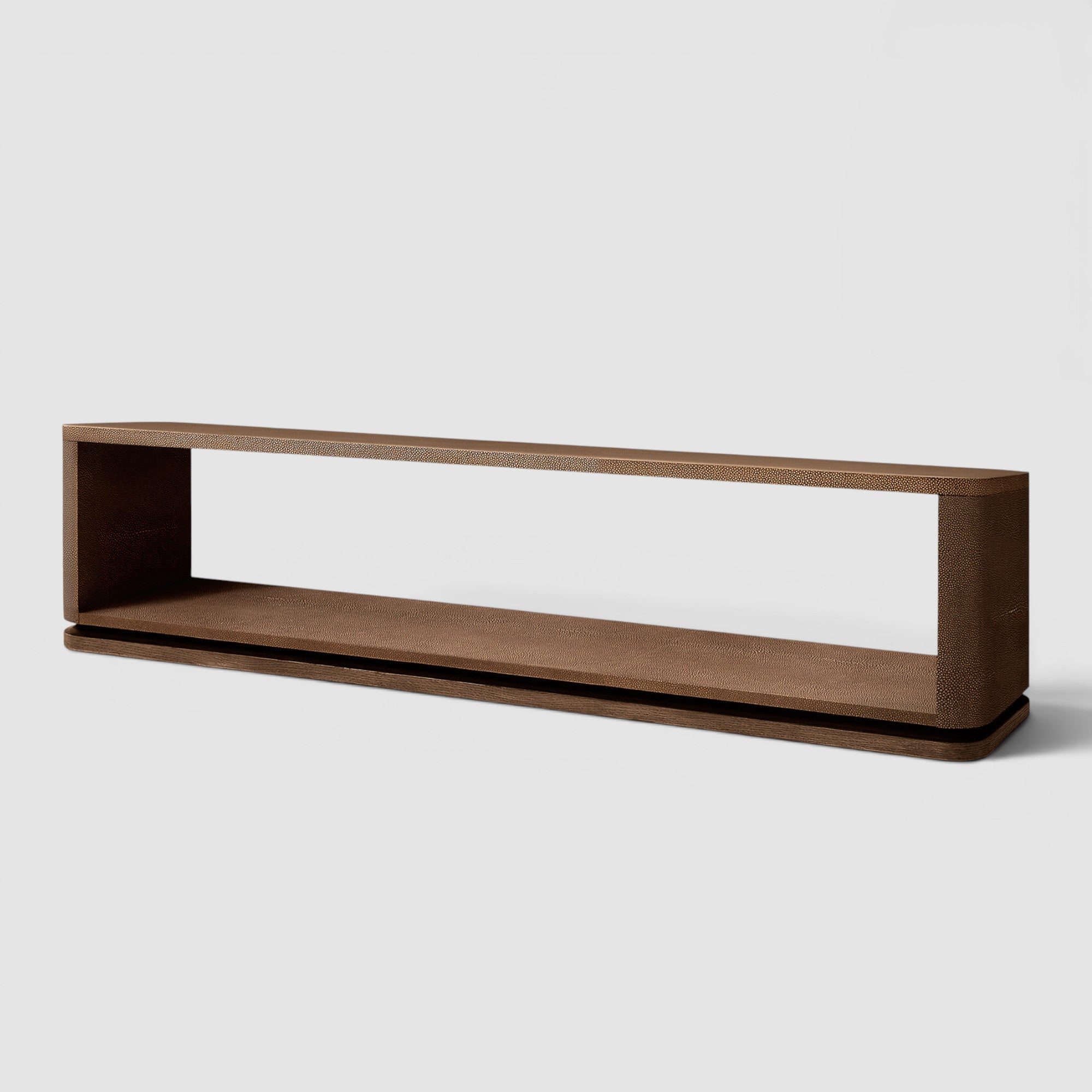 Linea Shagreen Rectangular Open Coffee Table